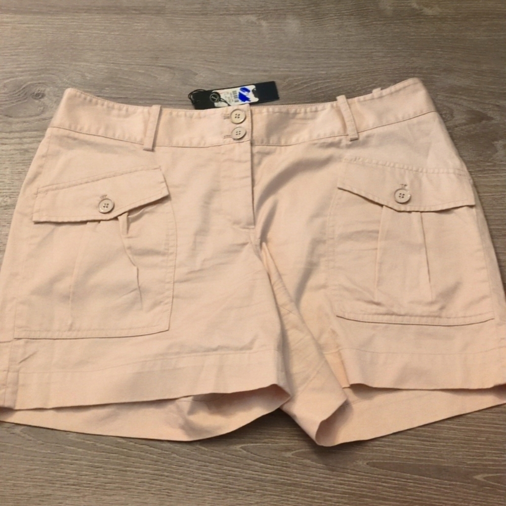 Talbot's cream shorts size 10